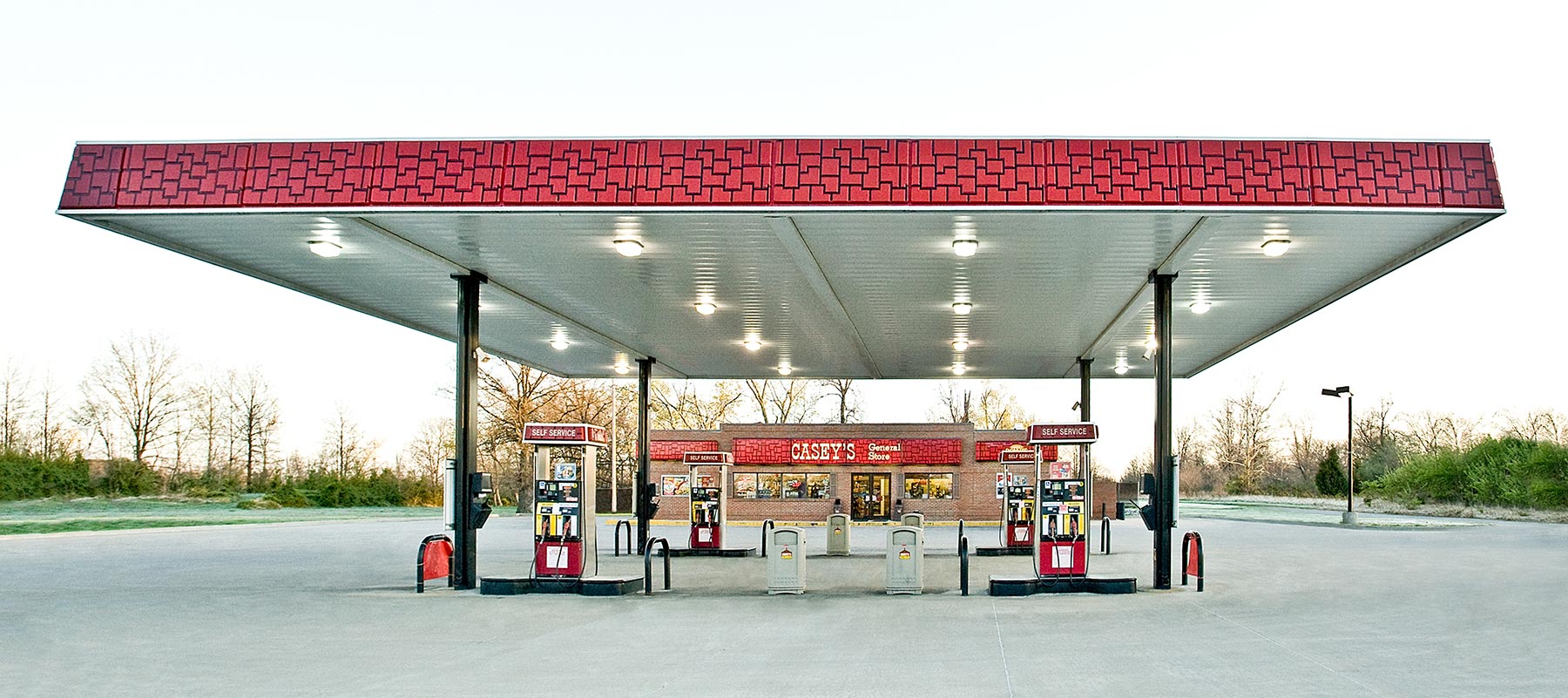 Exterior View of a Casey's General Store